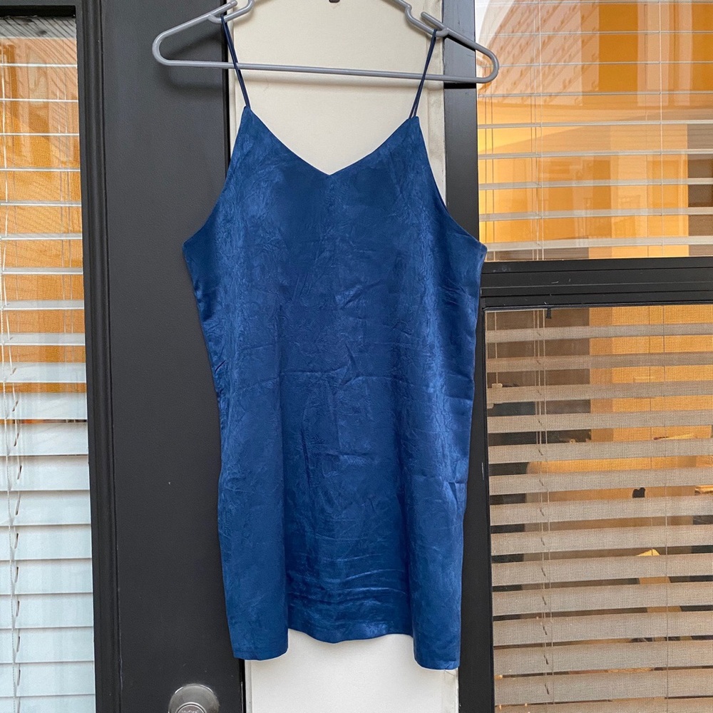 Blue slip dress from Stylenanda